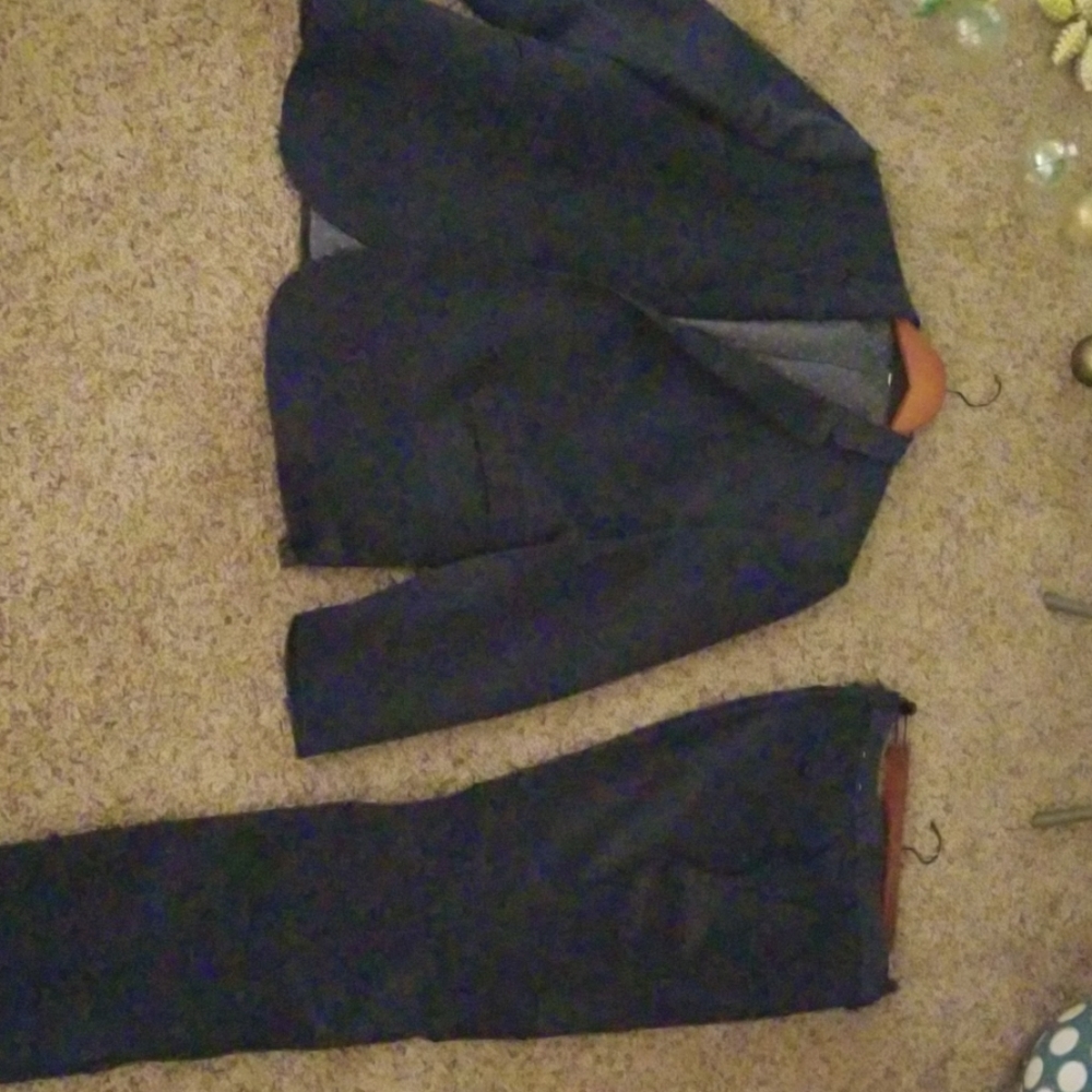 Mens blue 2 piece suit